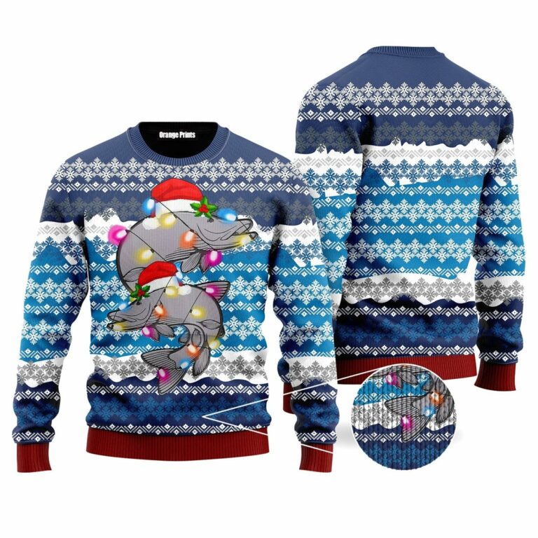 Musky Fishing Christmas Ugly Christmas Sweatshirt, Sweater