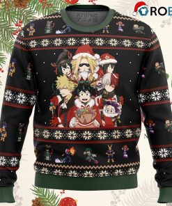 My Hero Academia Boku No Holiday Ugly Christmas Sweatshirt, Sweater