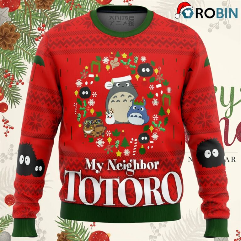 My Neighbor Totoro Christmas Ugly Christmas Sweatshirt, Sweater