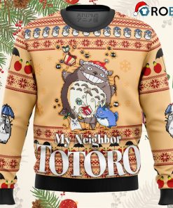 My Neighbor Totoro Friends Ugly Christmas Sweater My Neighbor Totoro Friends Ugly Christmas Sweater