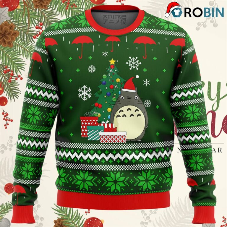 My Neighbor Totoro Gifts Ugly Christmas Sweatshirt, Sweater