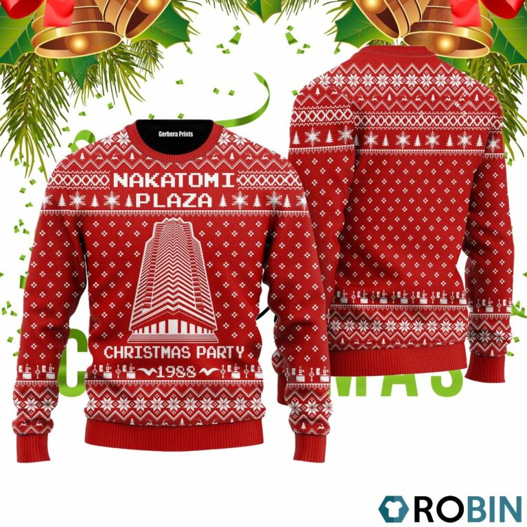 Nakatomi Plaza 4988 Ugly Christmas Sweater RB4233