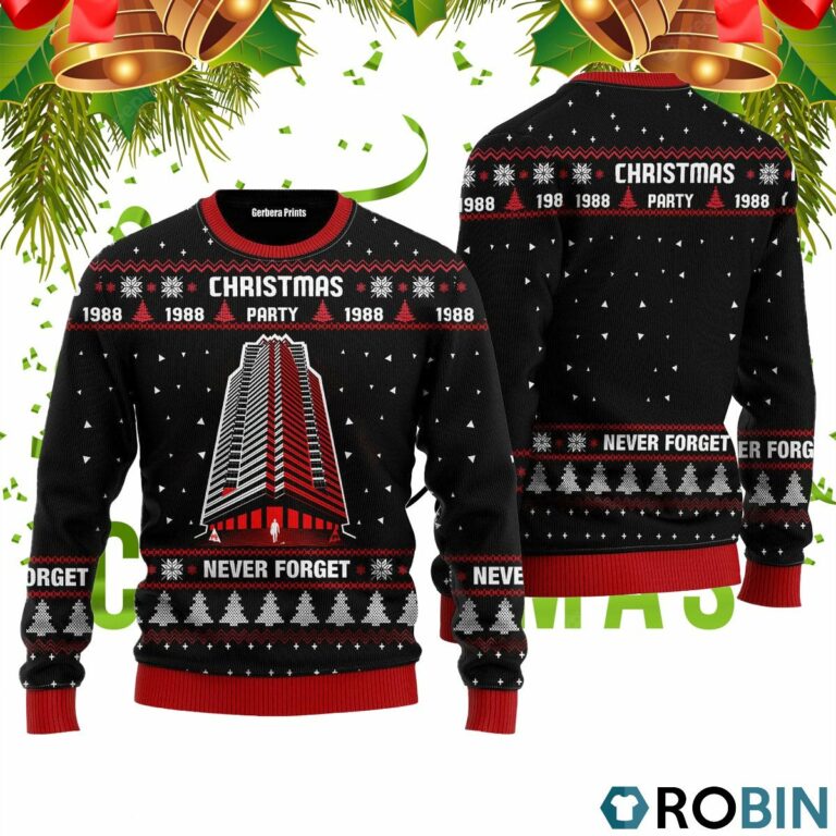 Nakatomi Plaza Ugly Christmas Sweater RB2394