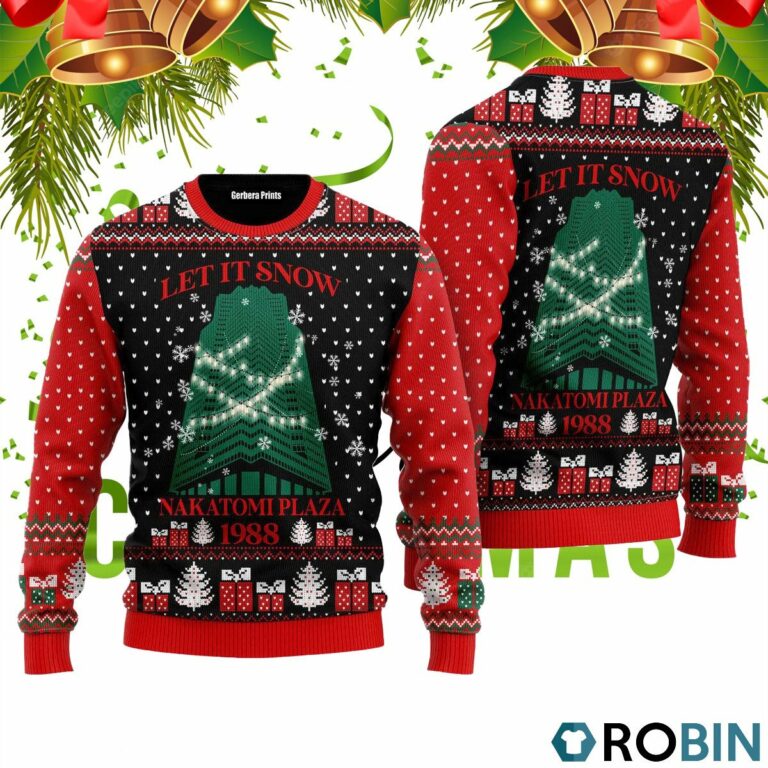 Nakatomi Towers Christmas Ugly Christmas Sweater RB4328