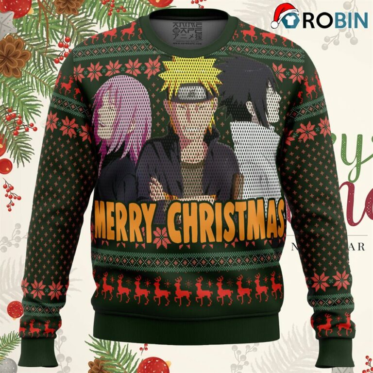 Naruto Squad 7 Ugly Christmas Sweatshirt, Sweater