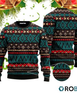 Native Aztec Navajo 3D Print Ugly Christmas Sweater RB4053