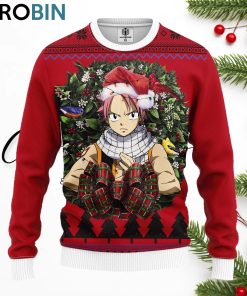 Natsu Dragneel Fairy Tail Noel Merry Christmas Ugly Christmas Sweater