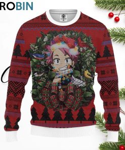 Natsu Fairy Tail Merry Christmas Ugly Christmas Sweater