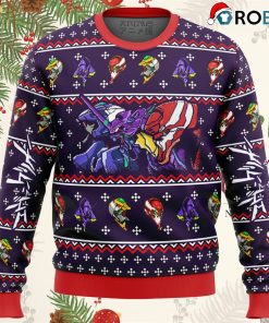 Neon Genesis Evangelion Evas Ugly Christmas Sweatshirt, Sweater