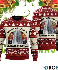 Never Forget Nakatomi Plaza Christmas Party 4988 Ugly Christmas Sweater RB4709