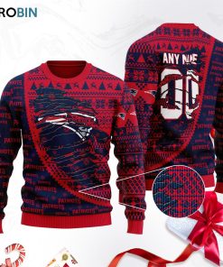 new england patriots football ugly christmas sweater sweatshirt swt jip6fh