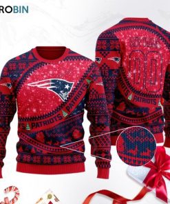 new england patriots football ugly christmas sweater sweatshirt swt u5h6ki