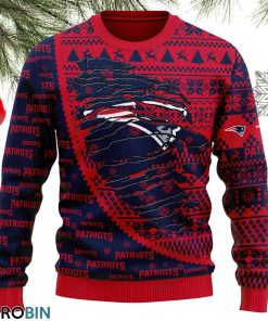 New England Patriots Football Ugly Christmas Sweater, Sweatshirt SWT151
