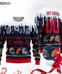 new england patriots ugly christmas sweater sweatshirt swt dldtnf