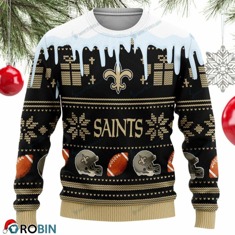 New Orleans Saints Ugly Christmas Sweater, Sweatshirt 175RBSW