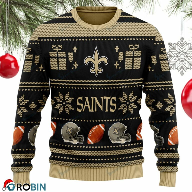 New Orleans Saints Ugly Christmas Sweater, Sweatshirt 200RBSW