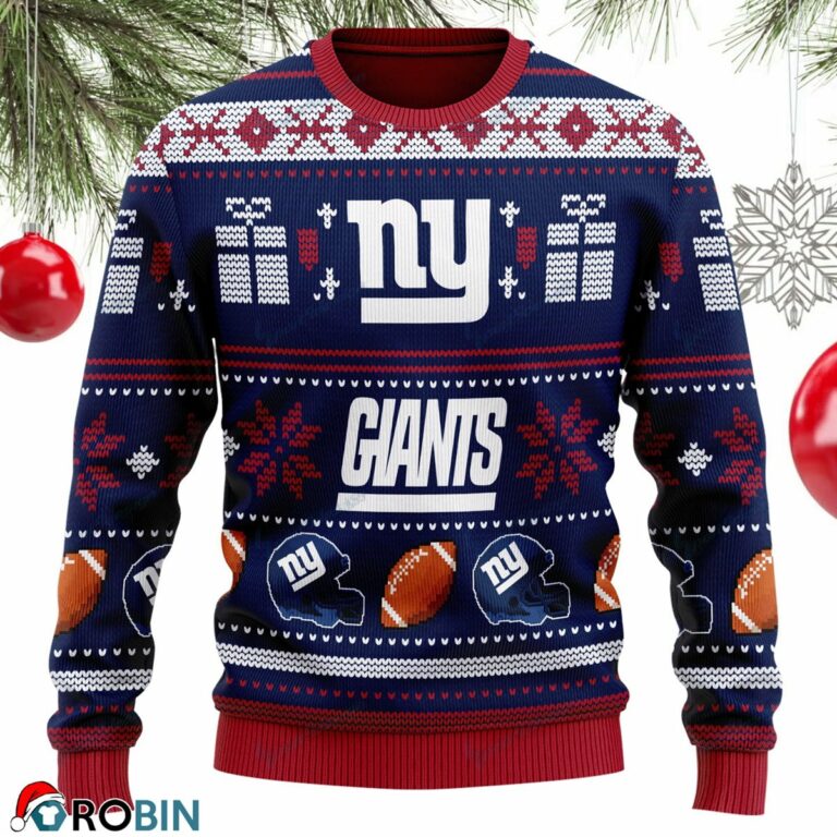 New York Giants Ugly Christmas Sweater, Sweatshirt 184RBSW