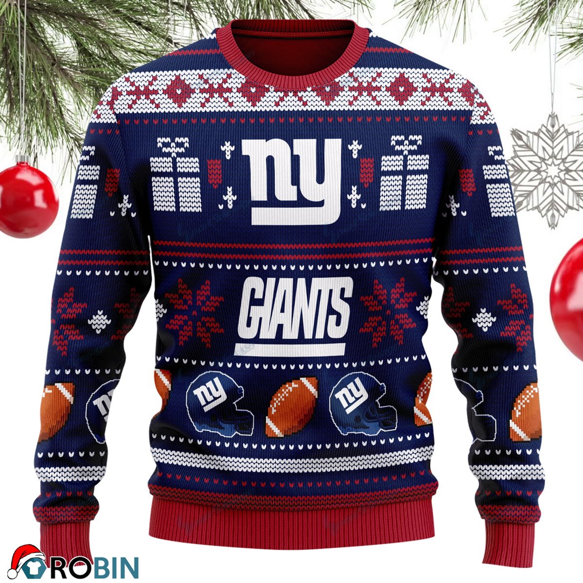 New York Giants Ugly Christmas Sweater, Sweatshirt 184RBSW ...
