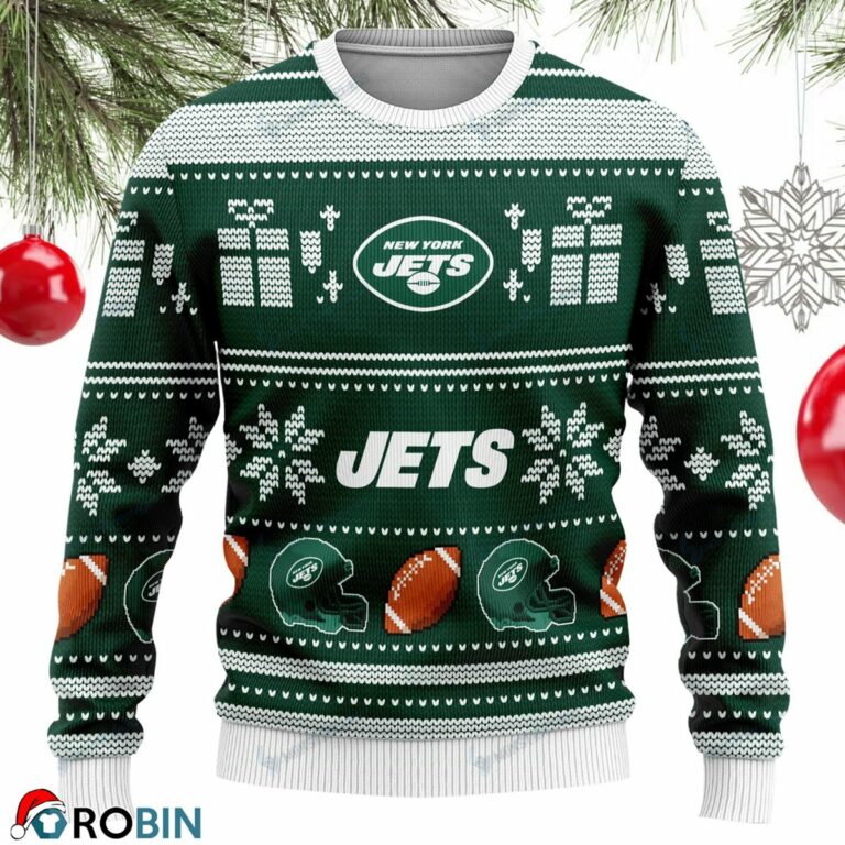 New York Jets Football Ugly Christmas Sweater, Sweatshirt 196RBSW