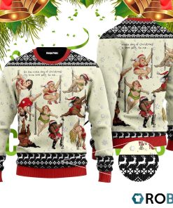 Nine Ladies Dancing Sexy Christmas Ugly Christmas Sweater RB4448 Nine Ladies Dancing Sexy Christmas Ugly Christmas Sweater RB4448