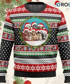 nine titans attack on titan ugly christmas sweater 1 aXO04