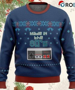 Nintendo Made In The 80s Ugly Christmas Sweatshirt, Sweater Nintendo Made In The 80s Ugly Christmas Sweatshirt, Sweater