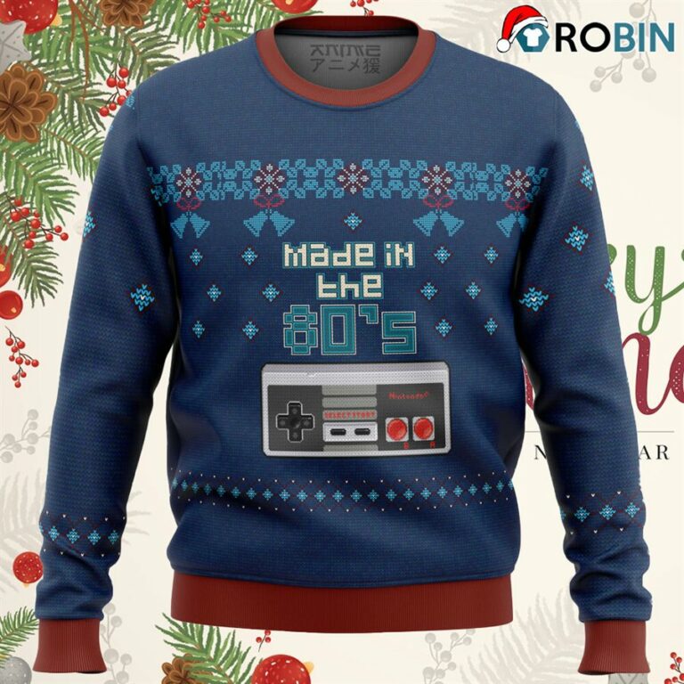 Nintendo Made In The 80s Ugly Christmas Sweatshirt, Sweater