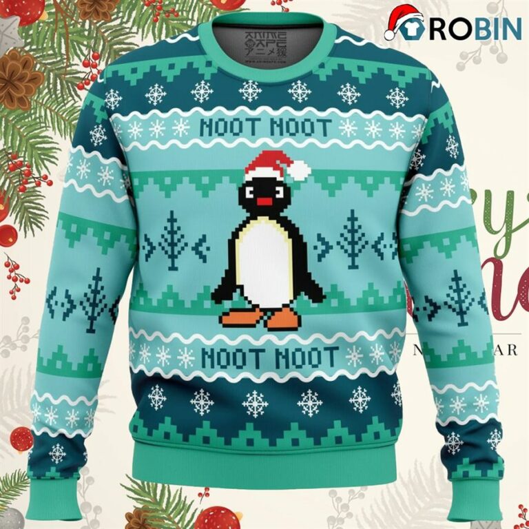 Noot Noot Pingu Ugly Christmas Sweatshirt, Sweater