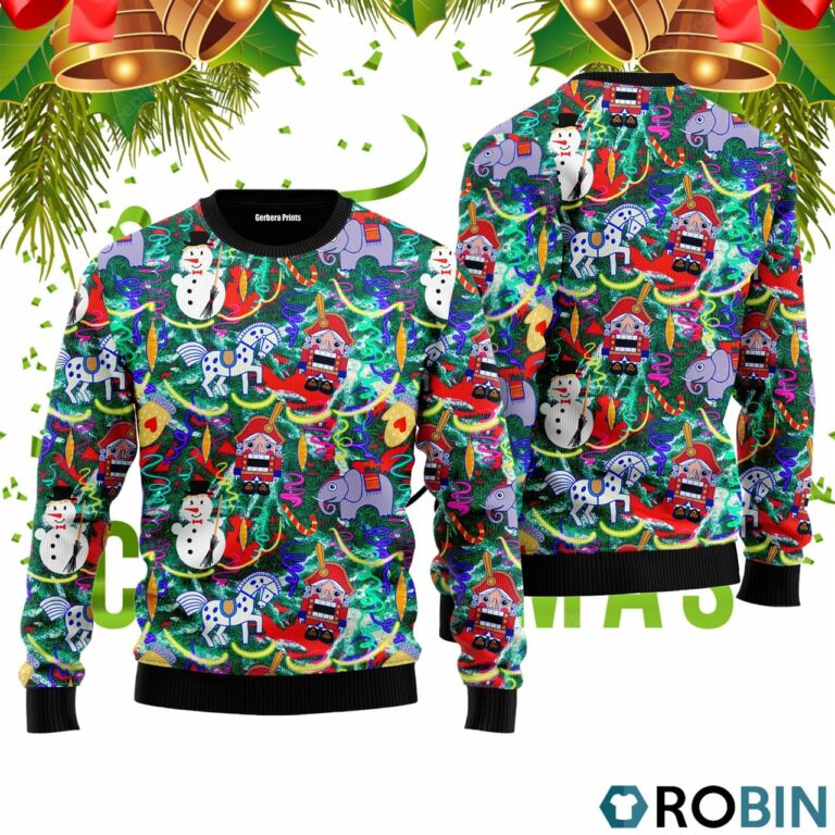 Nutcracker Party 3D Print Ugly Christmas Sweater RB2472