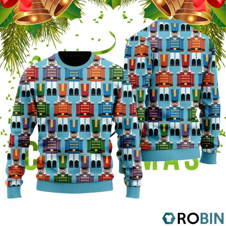 Nutcracker Soldier Ugly Christmas Sweater RB2452