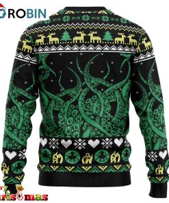 Octopus Cool Christmas Unisex Crewneck Sweater – Ugly Christmas Sweater