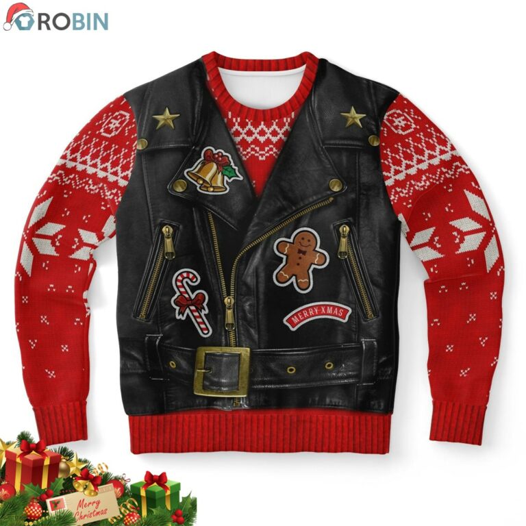 Oh What Fun It Is To Ride Motorcycle Ugly Christmas Sweater