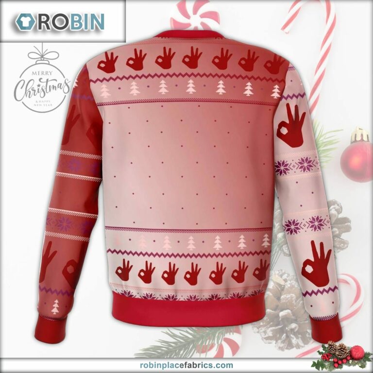 Ok Boomer Mean Ugly Christmas Sweater