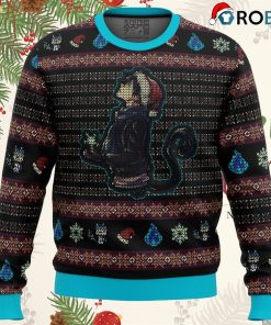 Cat Glass Art Colorful Cat Lover Christmas Ugly Sweater, Sweatshirt