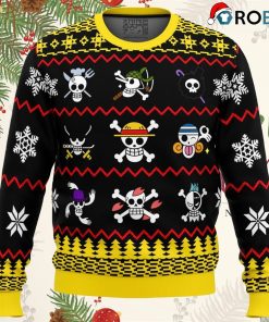 One Piece One Piece Flags Ugly Christmas Sweatshirt, Sweater