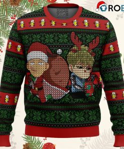 One Punch Man Holiday Ugly Christmas Sweater