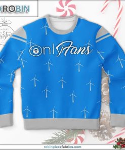 Only Wind Mill Fans Ugly Christmas Sweater