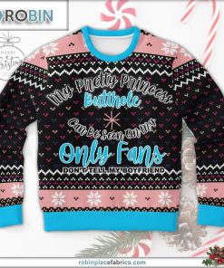 Onlyfans Princess Funny Ugly Christmas Sweater