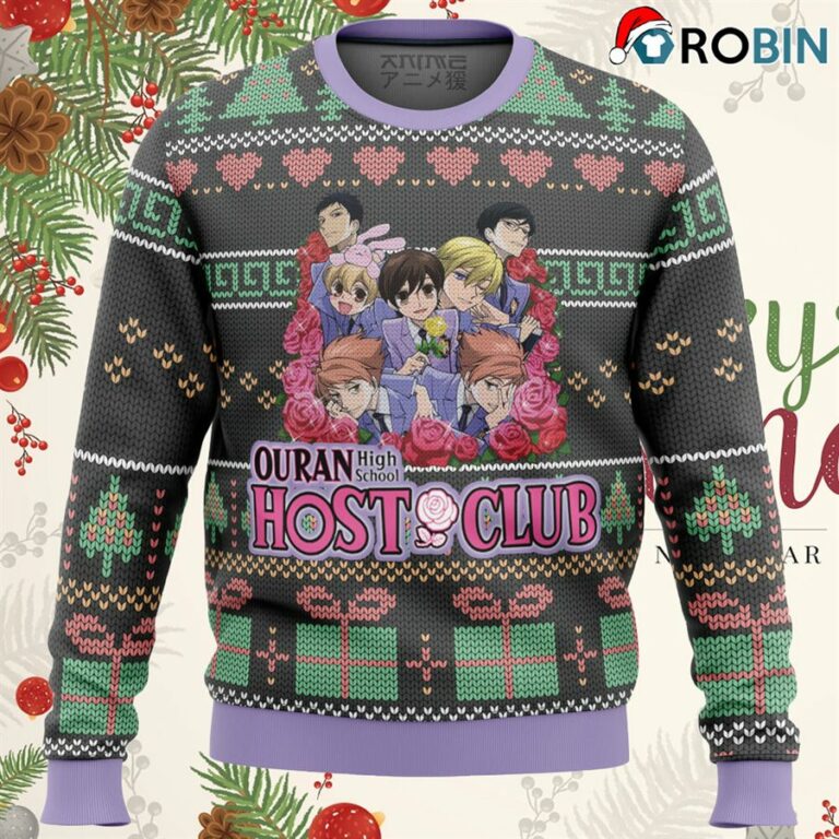 Ouran High School Alt Ugly Christmas Sweatshirt, Sweater