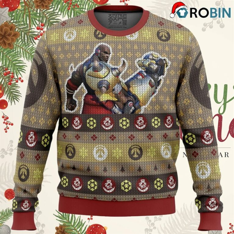 Overwatch Doomfist Ugly Christmas Sweatshirt, Sweater