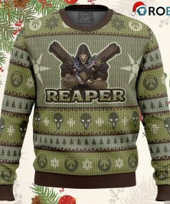 Overwatch The Reaper Ugly Christmas Sweatshirt, Sweater