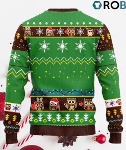 Own Cute Green Ugly Christmas Sweater Green
