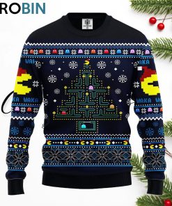 pacman ugly christmas sweater 1 ei7zqg