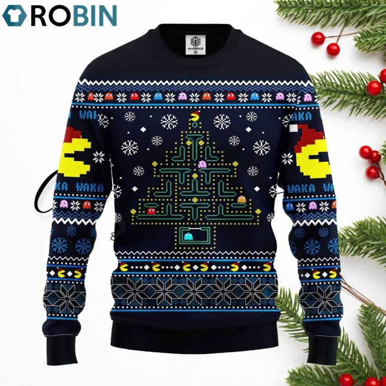 Pacman Ugly Christmas Sweater