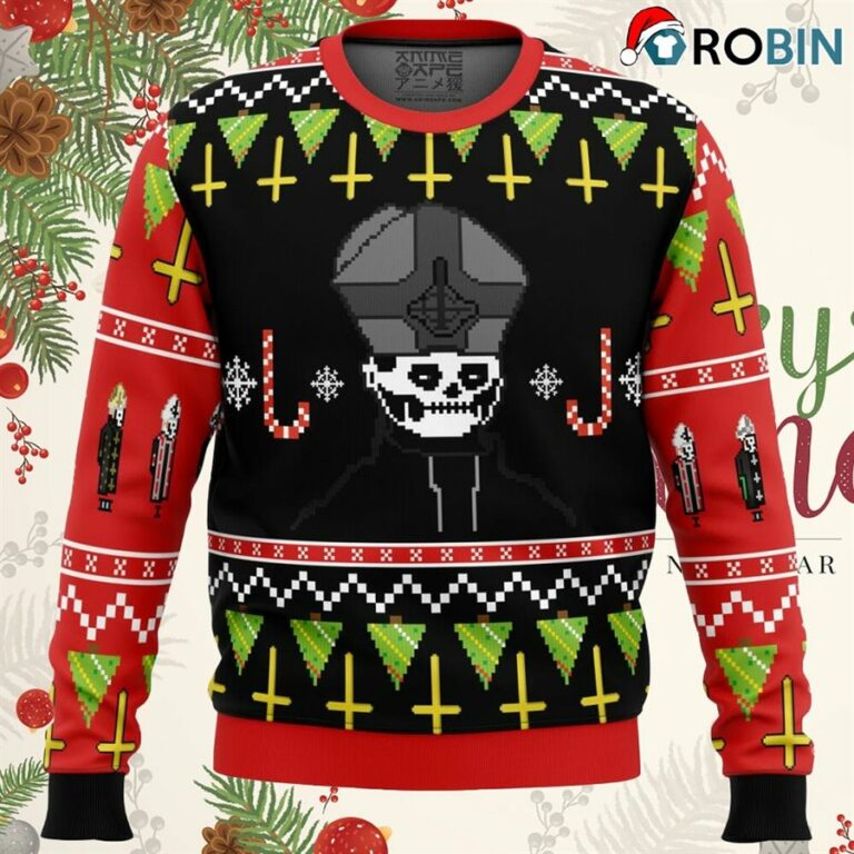 Papa Emeritus Ugly Christmas Sweater