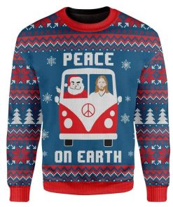 Peace On Earth Ugly Christmas Sweater RB3232