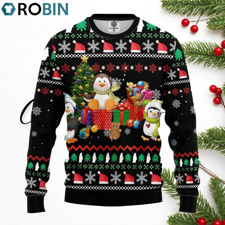 Penguin Cute Ugly Christmas Sweater