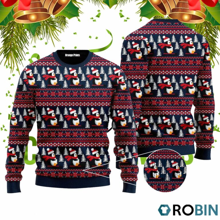 Penguins Im So Cool Ugly Christmas Sweater RB4083