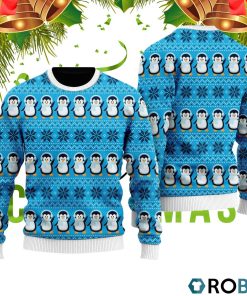 Penguins Let It Snow Ugly Christmas Sweater RB2025 Penguins Let It Snow Ugly Christmas Sweater RB2025