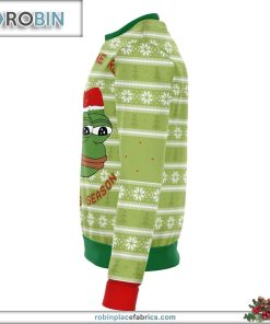 Pepe The Frog Dank Ugly Christmas Sweater
